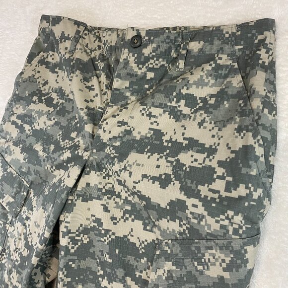 US Army -Trouser- Combat Camo Uniform Ripstop Sz MediumxShort SPM100-05-D-0408 - Picture 2 of 9